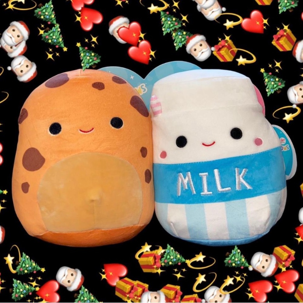 Milk & Cookies Squishmallow Set